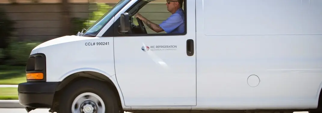 KIC Refrigeration service vehicle serving Bedminster area